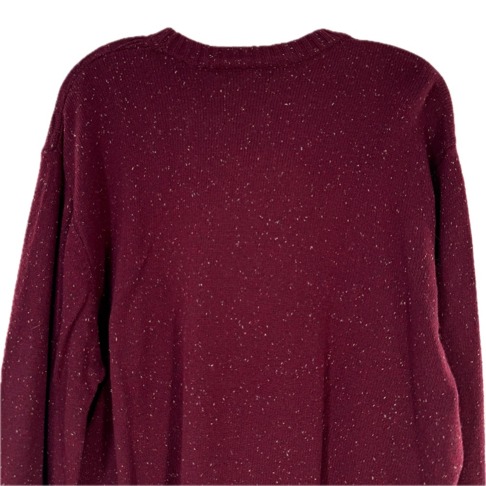 Dockers Textured Checkerboard Pattern Burgundy Sweater, Men's Size Large, NWT - Picture 13 of 16